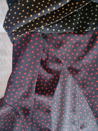 Vestido midi Zara lunares