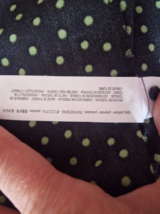 Vestido midi Zara lunares