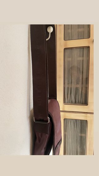 Bolso Caballero Tommy Hilfiger Marrón/Rojo