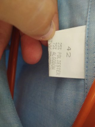 Camisa azul talla 42