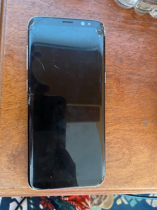 Samsung Galaxy S8 Negro - Cristal Roto