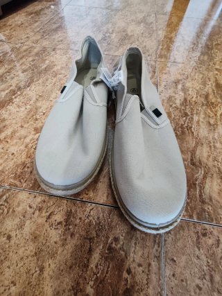 Alpargatas hombre beige