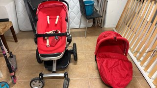 Silla de bebé+capazo+maxi cosi coche Quinny