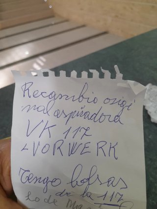 Recambio bolsas aspiradora Vorwerk VK 117