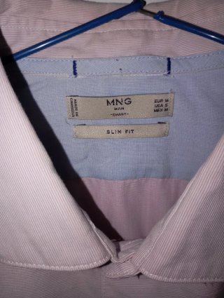 Camisa de vestir marada pastel caballero