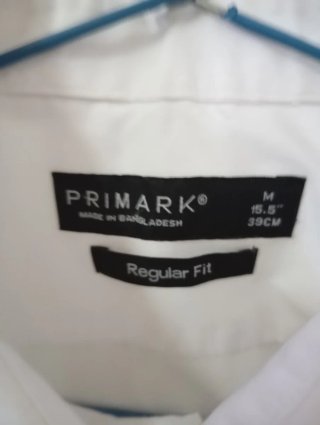 Camisa de vestir blanca Primark caballero
