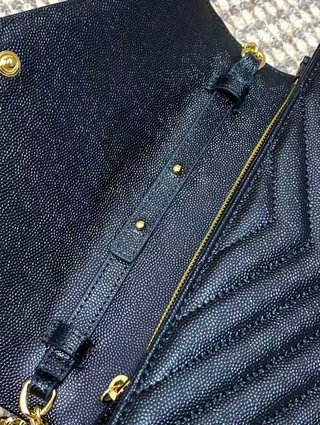 Bolso YSL Envelope Piel Negra Pequeño