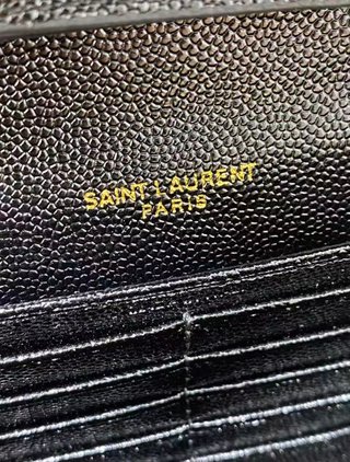 Bolso YSL Envelope Piel Negra Pequeño