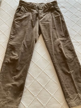 Massimo Dutti Pantalones Pana Chino Talla 38 (L30)