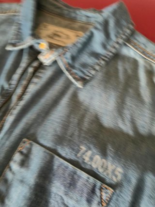 Camisa tejana con cremallera