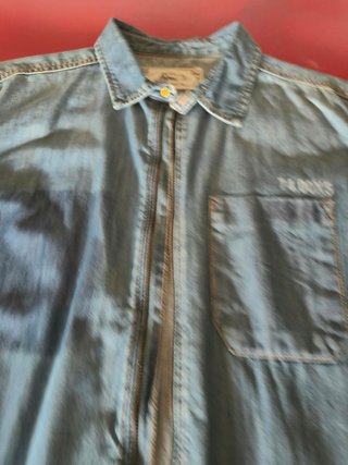 Camisa tejana con cremallera