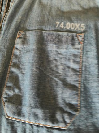 Camisa tejana con cremallera