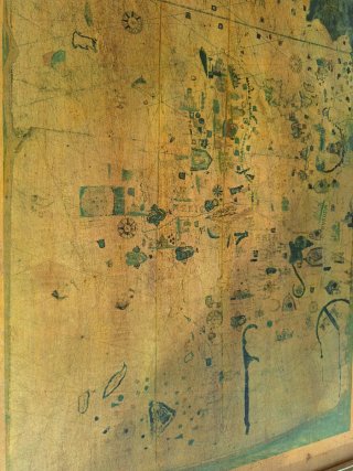 Carta de Juan de la Cosa 1500 Lámina Copia Marco