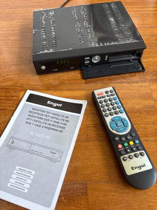 Sintonizador TDT DVB T2/S2 HD salida Componentes