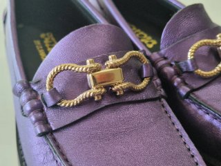 Náuticos Ulanka Morado y Dorado Mujer