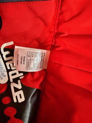 Pantalón de esquí Wedze rojo