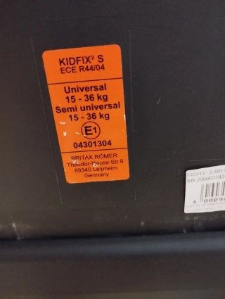 Silla coche Britax Römer Kidfix S