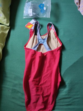 Bañador Arena Mujer Rojo