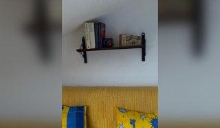 Estante Madera y Hierro Forjado