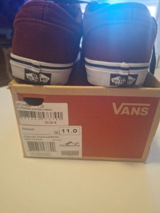 Vans Burdeos Talla 44 Nuevas