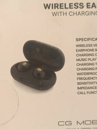 Auriculares True Wireless Guess Negro/Dorado