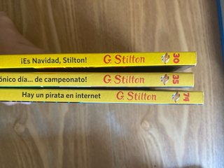 Lote 3 libros: Geronimo Stilton