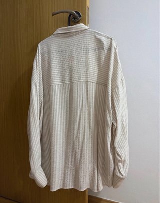 Camisa oversize Kiabi beige XL con etiqueta