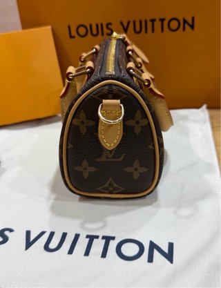 Louis Vuitton Nano Speedy Marrón