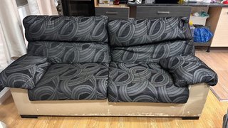 Sofá 2 y 3 plazas tela estampado