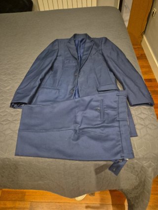 Traje azul marino junior talla 16