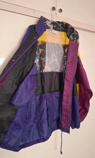 Chubasquero 80s Talla XL Multicolor