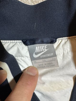 Vintage Nike Sportswear NSW Satin Destroyer Bomber