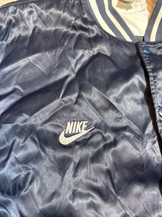 Vintage Nike Sportswear NSW Satin Destroyer Bomber