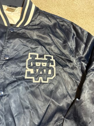 Vintage Nike Sportswear NSW Satin Destroyer Bomber