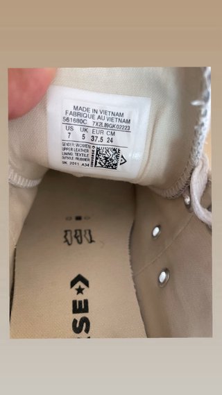Zapatillas Converse Blancas Talla 37.5