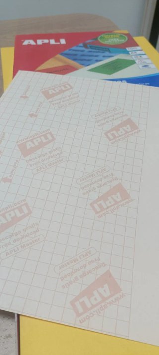 Etichette Gialle Apli 70x37mm (90 pz)