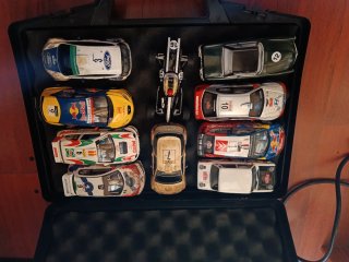 Coches Scalextric 10 unidades