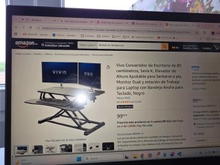 Escritorio Elevable VIVO Negro