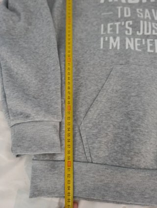 Sudadera Gris Arquitecto Talla M (medidas en foto)