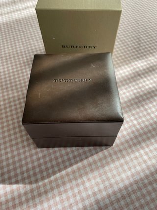 Reloj Burberry original, mujer, esfera rectangular