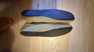 Manoletinas Zara Malla Dorada