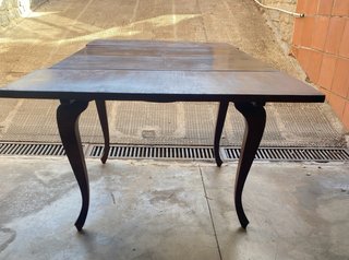 Mesa de comedor de madera extensible