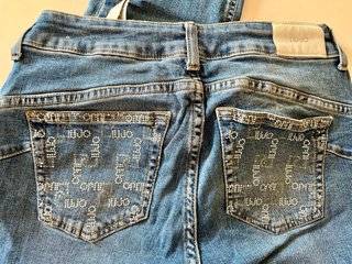 Jeans Liu Jo denim chiaro con strass
