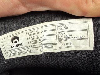 Osiris DS3 2001 Talla 43