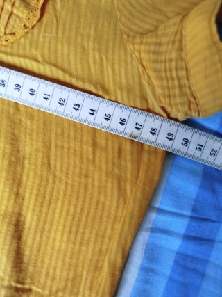 Blusa Sfera Talla S Manga Corta Amarilla
