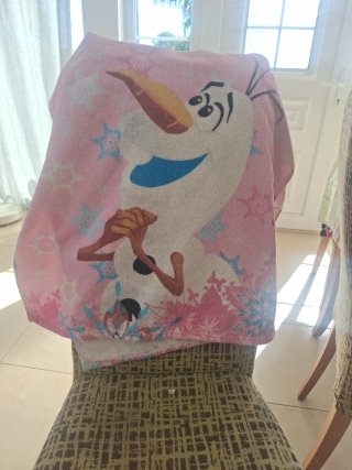 Capa Toalla Frozen Niña 2-5 Años