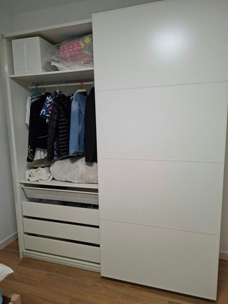 Armario Ikea 2 Puertas Correderas Blanco