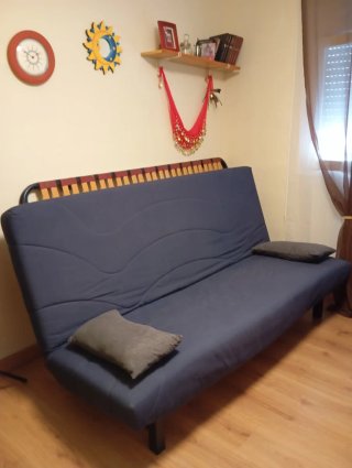 Sofá Cama Libro Azul Marino 2/3 Plazas