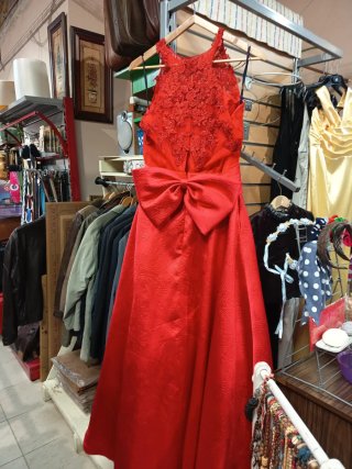 Vestido rojo de fiesta
