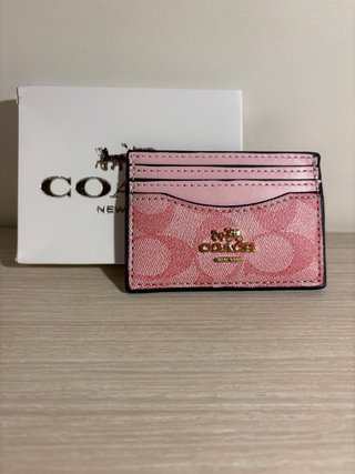 Portacarte Coach Rosa